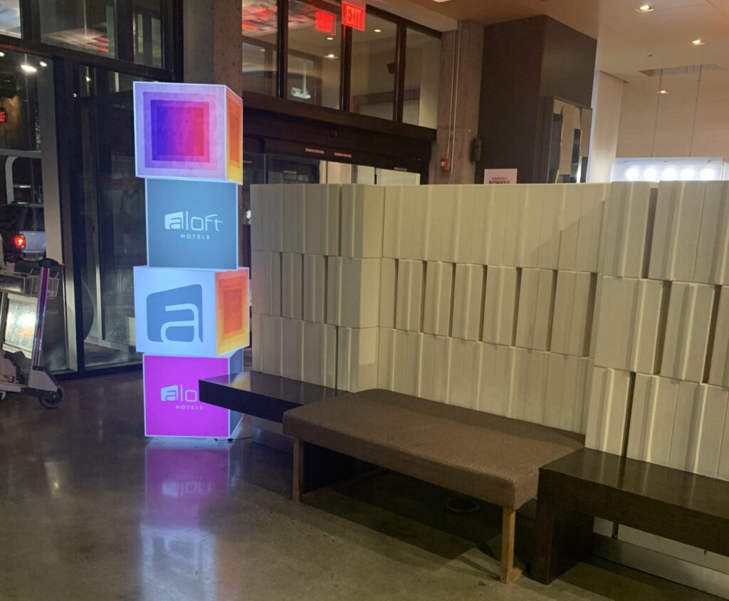 The ALoft Hotel in Atlanta.