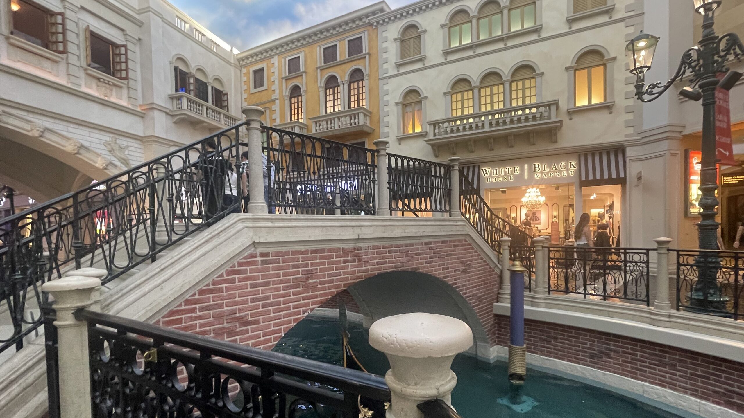 The Gondola Ride in the Venetian Resort.